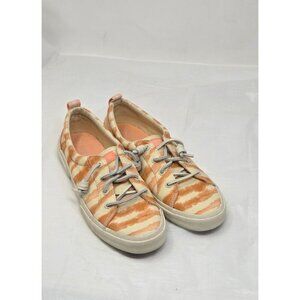 Sperry Pier Wave LTT peach STS85104 Slip On Sneaker Women's Size 8